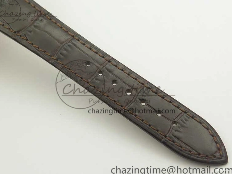 MiroTime 0123 Cellini Time 50509 RG MKF Best Edition White Dial Sticks Marker on Brown Leather Strap A3132 V SoftTouch 3405